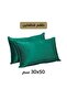 طقم وسائد ديكور مخملية مكون من قطعتين تصميم متين - 50x30 سم - 2