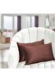 طقم وسائد ديكور مخملية من قطعتين تصميم متين - 50x30 سم