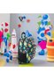 Children's Kindergarten Nursery Drawer Bag 2 Compartments Backpack with Water Bottle Daily Use Printed Preschool Bag