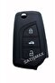 Toyota Auris - 3-Key Black Silicone Case Key Protector