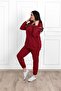 Women's Glitter Detailed Plus Size Tracksuit Set 3671-23 - 2