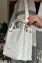 Women's Braided 4 Compartment Shoulder Bag and Handbag 2180-glb - 4