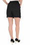 Summer High Waist Linen Look Comfortable Cotton Slouchy Shorts Skirt - 5