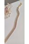Steel Bracelet Waterway Baguette Stone 316L Unbreakable Color Throwable 16 cm Anti Allergic - 6