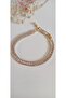 Steel Bracelet Waterway Baguette Stone 316L Unbreakable Color Throwable 16 cm Anti Allergic - 4