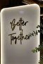 Better Together Lettering - Gold Plexi Mirrored, Henna and Engagement Decor - 2