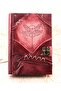 Handmade Genuine Leather Daily Scrapbook Shamua Paper Dragonfly - 3