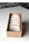 Marble Pattern White Tea Plate - 2