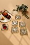 Leopard Pattern Square Tea Set New