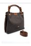 JUSTPOLO WOMEN'S BLACK HAND-CRAFTED KNITTED HAND AND SHOULDER BAG - 3