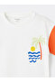 LCW Baby Boy T-Shirt - Crew Neck, Short Sleeve, Printed - 3