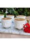 Face Set of 6 Cups White - 2