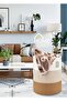 Jute and Wicker Basket - Bathroom, Dirty and Toy Basket, Organizer Flower Pot Basket Organizer - 3