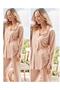 Women's Powder Dotted Front Buttoned Maternity Pajamas Set 5126 - 2