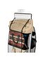 Rotatable In-Cabinet Bag Organizer with 10 Transparent Compartments and Hanger Ns374