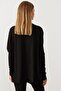Women's Black Bat Sleeve Turtleneck Blouse EY1049 - 3