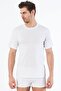 White Cotton Round Neck Short Sleeve T-Shirt