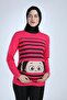 Pink Printed Maternity T-Shirt - 2