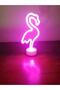 Flamingo Model Neon Pembe Led Işık