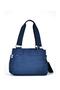 1125 Crinkle Fabric Women's Shoulder Bag Smart Bags Navy Blue - 2