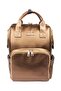Vegan Leather Mother Baby Care Bag-9350 Bronze