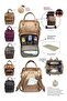 Vegan Leather Mother Baby Care Bag-9350 Bronze - 2