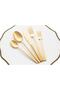 Dream Matte Gold Titanium Teaspoon 6 Pieces - 2