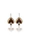 Antique Black Color Antiallergic Spade Earrings - 2