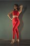 Women's Red Long Tights - 2