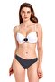 Heart Patterned Covered Bikini Set