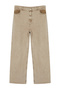Beige High Waist Wide Leg Plus Size Jeans Tbbss24Cj00053 - 6