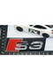 شعار أودي ثلاثي الأبعاد باللون الفضي والأحمر S3 - متوافق مع الستائر الأمامية - 4