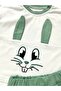 Baby Girl Rabbit Print Summer Shorts Set - 2