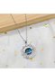 Fashionable and Elegant Dream Planet Series Steel Jewelry, Sparkling Zircon Embellishment Star Moon