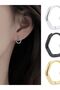 Surgical Steel Pentagonal Hypo-Allergic Earrings Non-Tarnish Earrings - 6