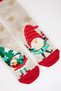 New Year's Themed Women's Cotton Long Socks Set of 2 - Y8751azns - 4