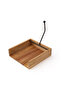 Mien Acacia Square Napkin Holder - Brown - 18X18 cm - 2