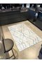Gray Diamond Patterned Woven Base Carpet and Washable Carpet Miravip10174 - 2