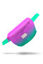 Kids Pink and Aqua Green Gradient Waist Bag 11556 - 6