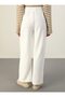 Off-white Comfortable Trousers with Flam Effect - Benin - 5