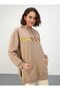 Benin Printed Cotton Sweatshirt - Light Mink - 4