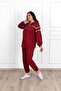 Women's Glitter Detailed Plus Size Tracksuit Set 3671-23 - 3