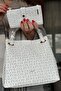 Women's Braided 4 Compartment Shoulder Bag and Handbag 2180-glb