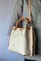 Women's Braided 4-Compartment Shoulder Bag and Handbag 2180-str - 3