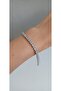 Steel Bracelet Waterway Baguette Stone 316L Unbreakable Color Throwable 16 cm Anti Allergic - 2