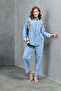 Embroidered Women's Jeans Set - Shirt and Pants Set - 5