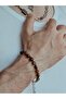 Seaman Natural Stone Men's Bracelet with Tiger Eye and Lapis Stone