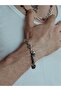 Seaman Natural Stone Men's Bracelet with Tiger Eye and Lapis Stone - 5