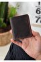 Handmade Kane Brown Leather Wallet Card Holder