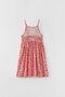 Girl's Strap Patterned Summer Dress - 2